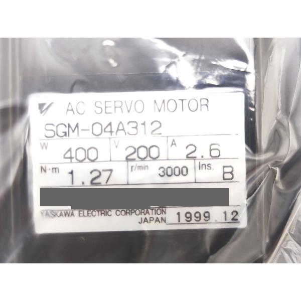 箱汚れあり 新品 安川電機 YASKAWA SGM-04A312