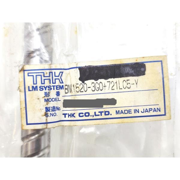 汚れあり 未使用 THK BNK1520-3G0＋721LC5-Y