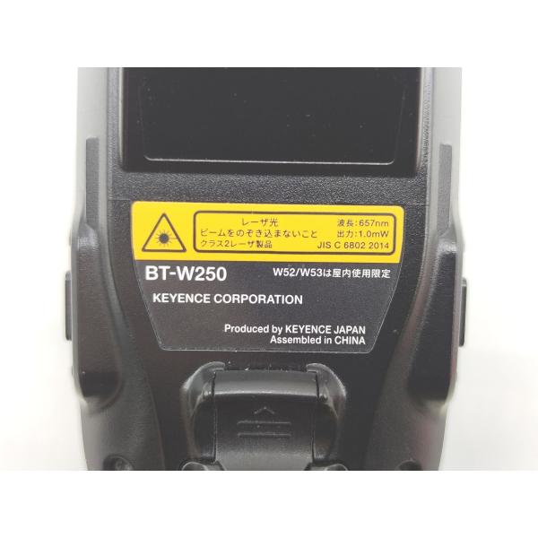 電源とボタンのみ確認済み 中古 キーエンス KEYENCE BT-W250 本体×1 充電器一式