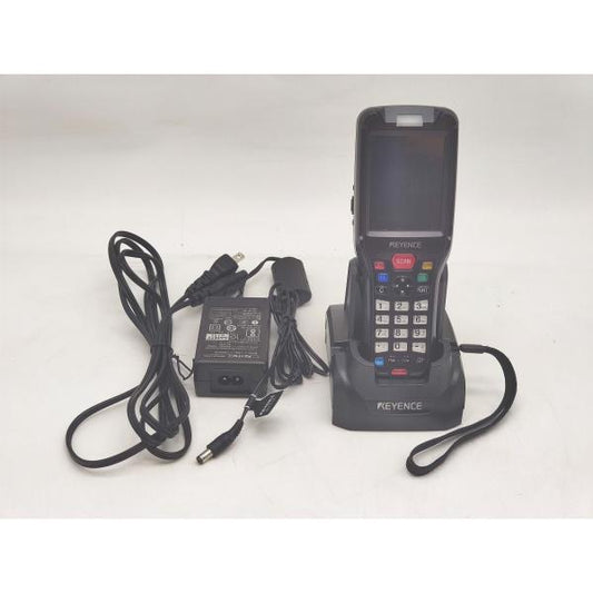 電源とボタンのみ確認済み 中古 キーエンス KEYENCE BT-W250 本体×1 充電器一式