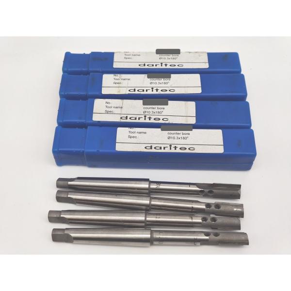 一部サビあり 中古 daritec  counter bore  ?9.9×143°×3.5×MT1 9個セット