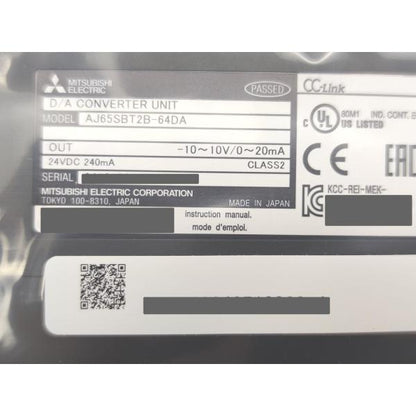 箱いたみあり 2022年 新品 三菱 MITSUBISHI AJ65SBT2B-64DA