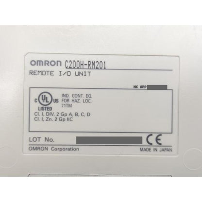 箱汚れ・いたみあり 開封済み 未使用 オムロン OMRON C200H-RM201