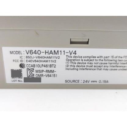 未使用 オムロン OMRON V640-HAM11-V4 24VDC
