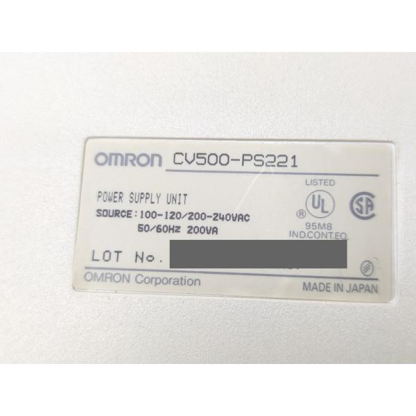 箱マジック書込いたみあり  開封済み 未使用 オムロン OMRON CV500-PS221