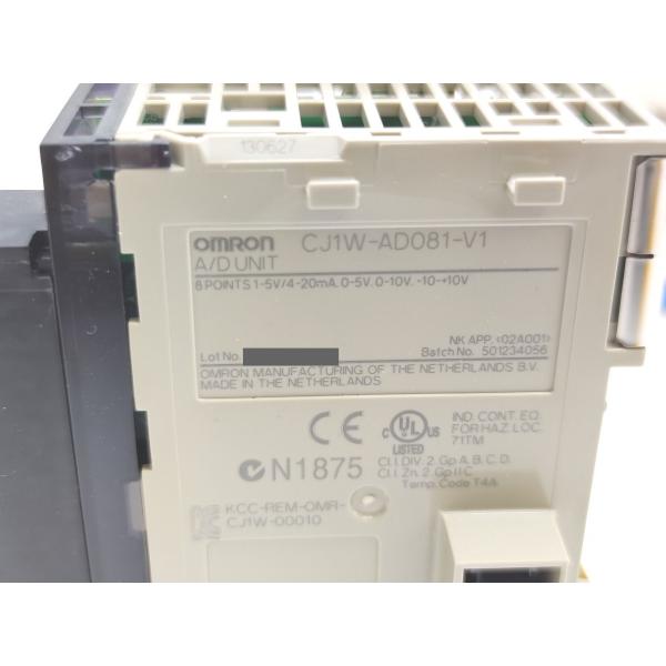 箱よごれマジック書込あり 箱開封済み 未使用 オムロン OMRON CJ1W-AD081-V1