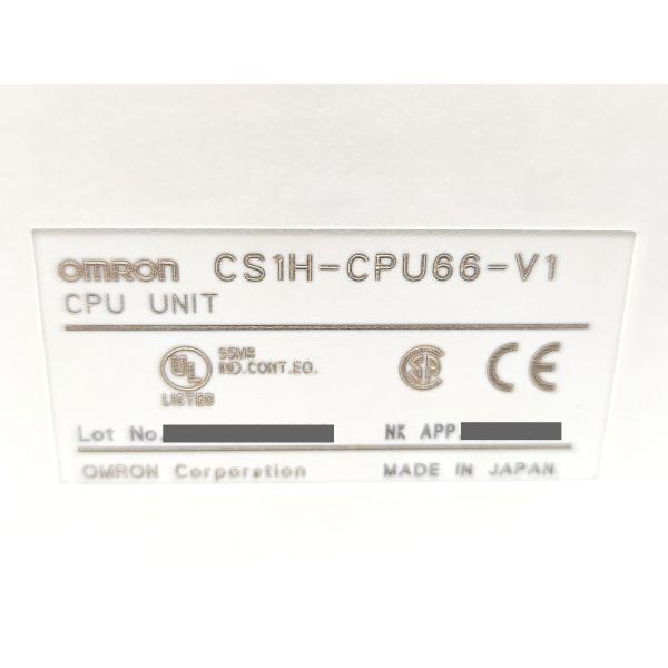 箱と本体汚れあり 中古か未使用か不明 オムロン OMRON CS1H-CPU66-V1