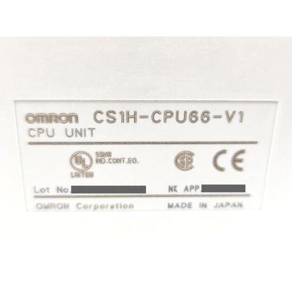 箱と本体汚れあり 中古か未使用か不明 オムロン OMRON CS1H-CPU66-V1