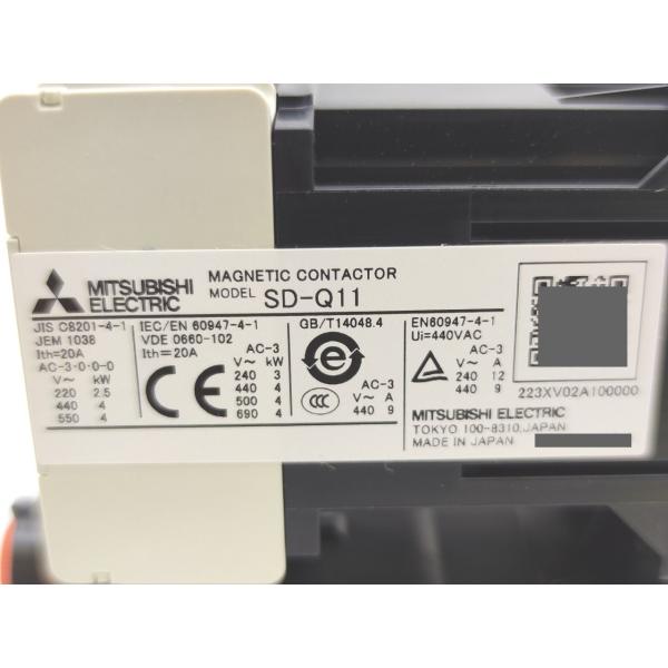 未使用 箱いたみあり 三菱 MITSUBISHI MSOD-Q11KP 2.5A(2.0-3.0A) DC24V 1b