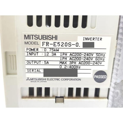 2009年 中古 三菱 MITSUBISHI FR-E520S-0.75K