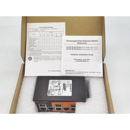 箱汚れいたみあり 未使用 Weidmuller IE-SW-BL08-8TX V2.1.0