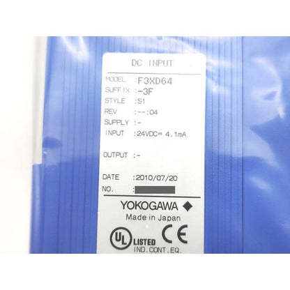 箱いたみあり 新品 横河電機 YOKOGAWA F3XD64-3F