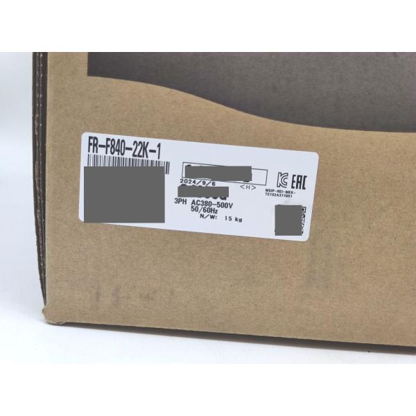 新品 2024年製 三菱 MITSUBISHI FR-F840-22K-1