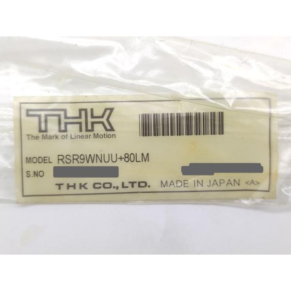汚れあり 未使用 THK RSR9WNUU＋80LM その2