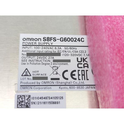箱いたみあり 未使用 オムロン OMRON S8FS-G60024C