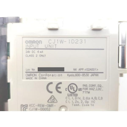 中古 オムロン OMRON CJ1W-ID231