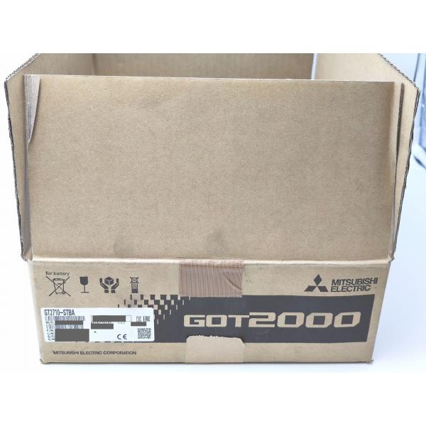 中のビニール袋開封済み 箱いたみあり たぶん未使用 三菱 GOT2000 GT2710-STBA