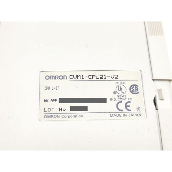 ジャンク 破損あり オムロン OMRON CVM1-CPU21-V2