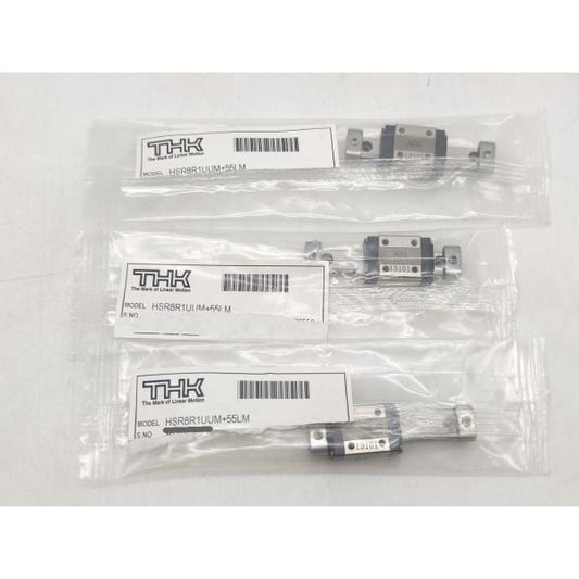 3点セット ラベルいたみあり 新品 THK HSR8R1UUM+55LM