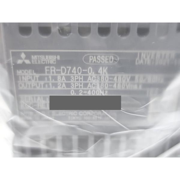 2021年 新品 三菱 MITSUBISHI FR-D740-0.4K その1
