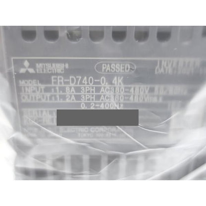 2021年 新品 三菱 MITSUBISHI FR-D740-0.4K その1
