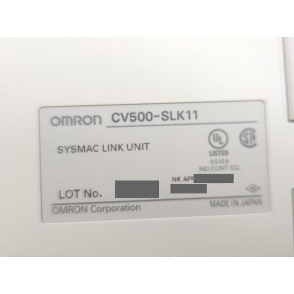 箱マジック書込いたみあり 開封済み 未使用 オムロン OMRON CV500-SLK11