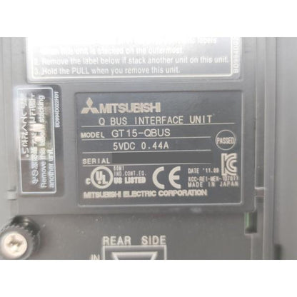 電源のみ動作確認済み 中古 三菱 MITSUBISHI GT1672-VNBA GT15-QBUS セット