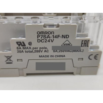 6個セット 箱いたみマジック書込あり たぶん未使用 オムロン OMRON P7SA-14F-ND DC24V