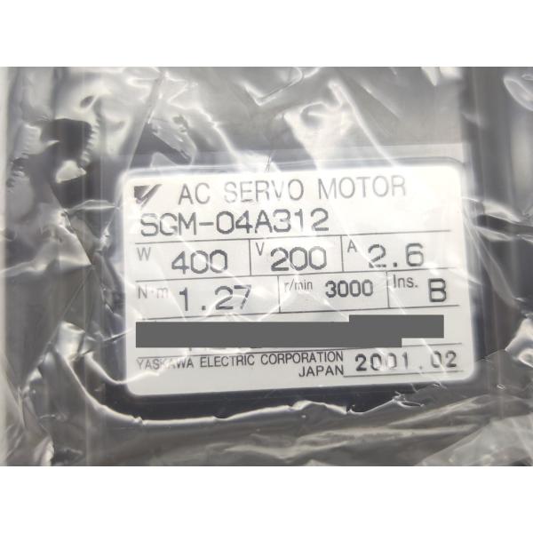 箱いたみあり 新品 安川電機 YASKAWA SGM-04A312 その1