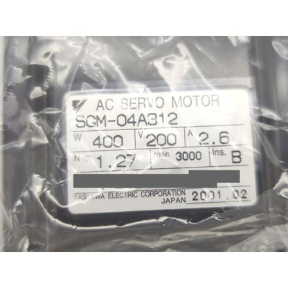 箱いたみあり 新品 安川電機 YASKAWA SGM-04A312 その1
