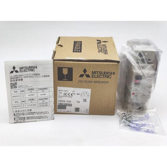 箱いたみあり 新品 三菱 MITSUBISHI NF50-SVFU 2P 10A AX-1RS