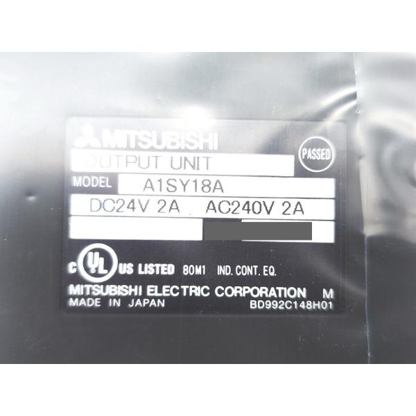 箱いたみあり 本体の青い袋に切込みあり 未使用 三菱 MITSUBISHI A1SY18A