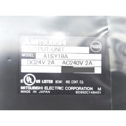 箱いたみあり 本体の青い袋に切込みあり 未使用 三菱 MITSUBISHI A1SY18A