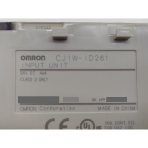 箱開封済み 箱いたみあり 未使用 オムロン OMRON CJ1W-ID261