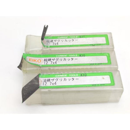 4個セット 中古 栄工舎 超硬ザグリカッター 12.7×4