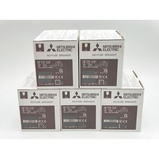 本体×5セット 新品 三菱 MITSUBISHI NF125-SVF 3P 15A