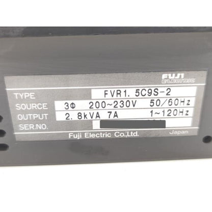 傷みあり 中古 富士電機 Fuji FVR1.5C9S-2