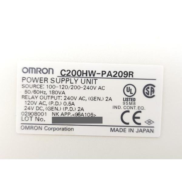 箱汚れ・いたみあり 説明書汚れあり 未使用 オムロン OMRON C200HW-PA209R