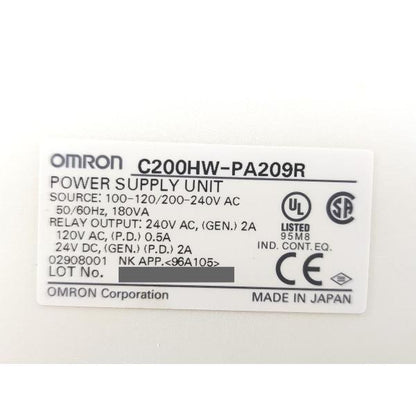 箱汚れ・いたみあり 説明書汚れあり 未使用 オムロン OMRON C200HW-PA209R
