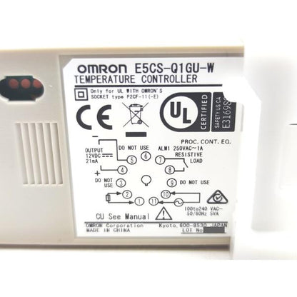 新品 オムロン OMRON E5CS-Q1GU-W 100to240VAC