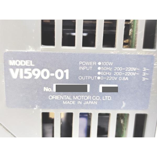 中古 オリエンタルモーター Orientalmotor VI590-01