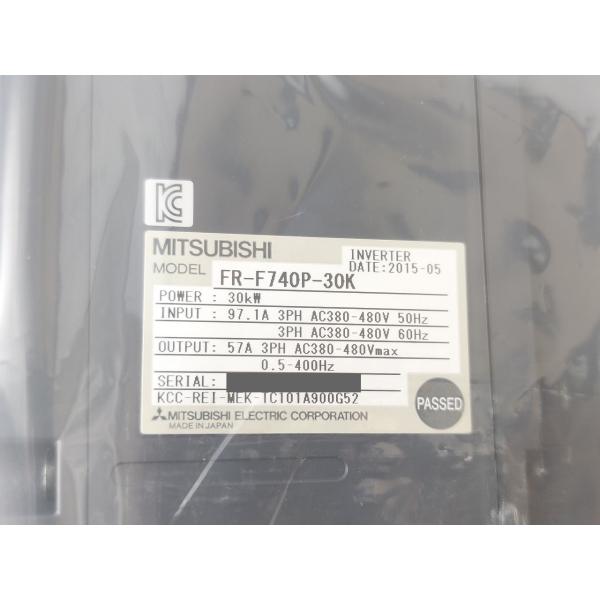 箱汚れ・いたみ 箱マジック書込あり 箱開封済み 2015年製 未使用 三菱 MITSUBISHI FR-F740P-30K