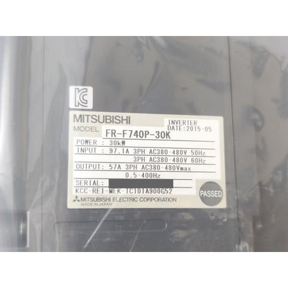 箱汚れ・いたみ 箱マジック書込あり 箱開封済み 2015年製 未使用 三菱 MITSUBISHI FR-F740P-30K