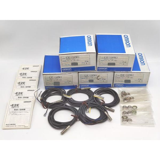 ※箱と中身が違います 中古 E2E-X1R5F2 オムロン OMRON 12to24VDC 2m 5点セット その1