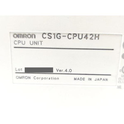 汚れあり 中古 オムロン OMRON CS1G-CPU42H