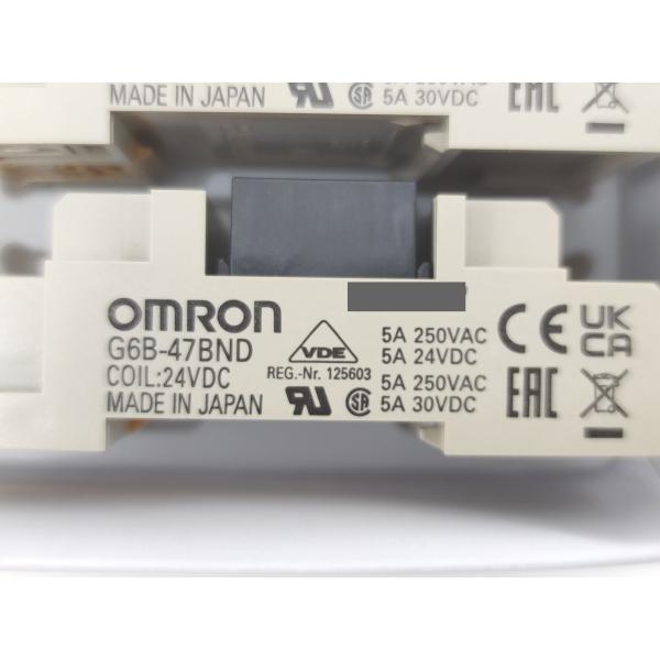 本体×10点セット 箱いたみあり 未使用 オムロン OMRON G6B-47BND