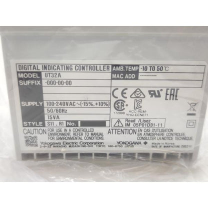 箱いたみあり 未使用 横河電機 UT32A-000-00-00