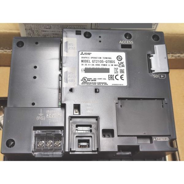 箱ラベルいたみあり 未使用 三菱 GOT GT2105-QTBDS
