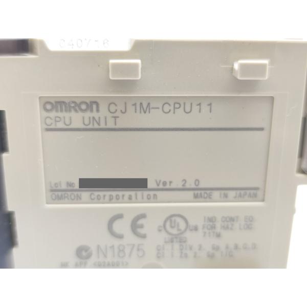 中古 オムロン OMRON CJ1M-CPU11 Ver.2.0