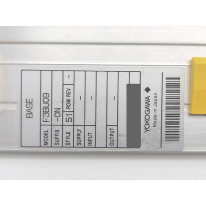 汚れ・サビあり 中古 横河電機 YOKOGAWA F3BU09-0N
